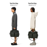 RAINS Texel Tech Bag - Green Waterproof Water Resistant Water Repellent Laptop Bag Unisex Commuter Travel Case 15" Computer Sleeve Tech Organizer - 2 Year Warranty