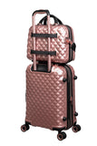 It Luggage Glitzy 16" Hardside Vanity Case, Metallic Rose Gold