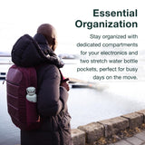 Osprey Ozone Slim Pack - Lightweight Laptop Backpack with AirScape Suspension, Water Bottle Pockets & Slim Travel Design - Fits Most 16" Laptops - Personal Item or Carry-On Compatible, Black
