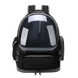 GixDix Cat Backpack Carrier for Cats and Small Dogs, Breathable Cat Bubble Backpack, Airline Approved Pet Travel Carrier for Hiking Camping Outdoor(Black)
