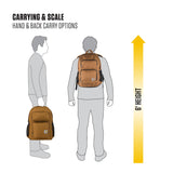 Carhartt 27L Classic Single-Compartment Backpack, Durable Pack with Laptop Sleeve and Duravax Abrasion Resistant Base, Black