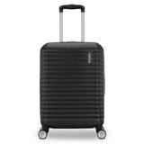 American Tourister Stratum 3.0 Carry-On Spinner, Airline Approved, Durable Hardside Luggage, Expands 1.5", RightHeight™ Adjustable Handle, Black