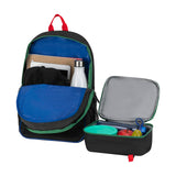 PUMA Unisex Kid's Colony Lunch Kit & Backpack Combo, Black/Multicolor, Medium