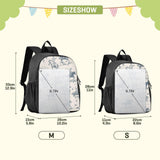 Sletend Toddler Backpack Western Cowboy Waterproof Mini Backpack Boys/Girls Cute Kindergarten Pre School Bags 11 Inch