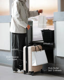 Two 20-Inch Carry-On Luggage Set for Travel