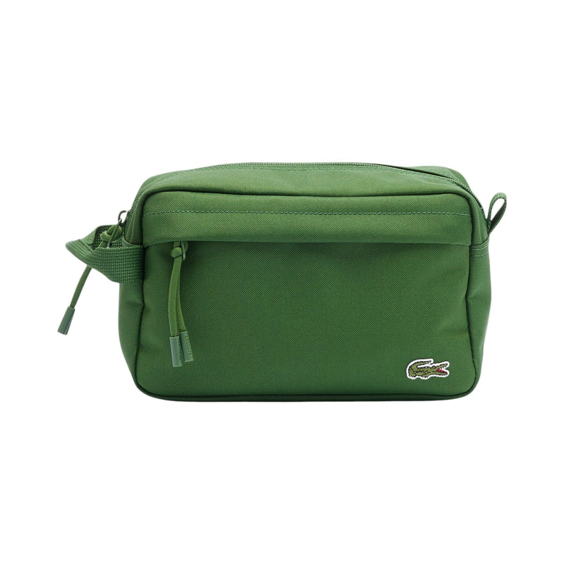 Lacoste Unisex Neocroc Toiletry Bag, Green, One Size
