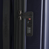 Traveler's Choice Ultimax II Polycarbonate Hardside Luggage with Spinner Wheels, Matte Navy, 31-Inch Large Trunk