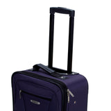 Rockland Fashion Expandable Softside Upright Luggage Set, Purple, 2-Piece (14/19)