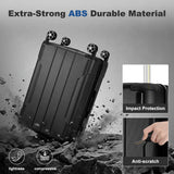 AnoYishev 2 Piece Luggage Sets with Spinner Wheels, Hardside Expandable Luggage, Hardshell Carry on Suitcase and Lightweight 28 inch Checked Luggage for Travel Men Women (Black)