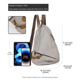 KL928 Canvas Vintage Backpack – Large Casual Daypack Outdoor Travel Rucksack Hiking Backpacks for Men Women