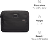TUMI - Alpha Laptop Cover - Protective Computer Case for Business & Travel - Durable Computer Sleeve -Medium, Fits Up to 13" Laptop, Black