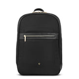 Samsonite Mobile Solutions 2 Essential Backpack - Work & Commuter Backpack with Padded Laptop Compartment, Front Zip Pocket with Key Leash, Water Bottle Sleeve, StackIt™ Strap - Black