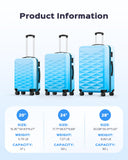 Suitour Luggage Sets 2 piece, Hardshell Lightweight Travel Suitcase with Spinner Wheel 20/28 inch Travel Suitcase set…