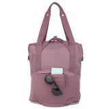 Eddie Bauer 25L Skylar Tote Bag with Secure Laptop Compartment and Mesh Pockets - Dusty Violet