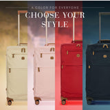 Bric's X-Bag Large Spinner with Frame, Water-Resistant 360° Wheeled Checked Luggage with Ergonomic Handle and Organized Interior – 30 Inch, Navy