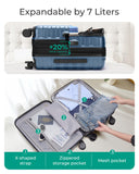 BAGSMART Carry On Luggage 19 L x14 W x9 H Airline Approved with Spinner Wheels, Lightweight 20 Inch Luggage with TSA Lock, Expandable Hard Shell Carry On Suitcases for Men Women, Royal Blue