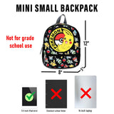 Pokemon Mini Backpack Set - Bundle with 12" Pikachu Backpack, Mini Poster, Stickers, Bookmark, More | Small Pokemon School Bag for Kids, Boys, Girls