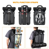 Besnfoto Camera Backpack Waterproof Camera Bag Satchel for Photographer DSLR SLR Mirrorless with Laptop Compartment and Rain Cover