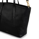 RADLEY London – Angel Lane -Faux Crocodile Zip Around Large Tote Bag - Ideal Womens Work Bag with Top Handle (Black) (BLACK)