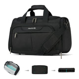 Hanke Underseat Carry On luggage Bags for Travel, Foldable Travel Bags for Women, Soft Lightweight Personal Item Travel Bag Small Carry On Bags for Airplanes, Travel Tote Bags for Women Men.（Black）