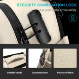 FUTURE AESTHEICS Travel backpack Carry-on Travel Backpack For Women Men Flight Approved Business Weekender Overnight Waterproof Daypack (off-white)