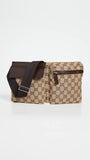 Gucci Women's Pre-Loved Belt Bag, Gg Canvas, Brown, One Size