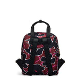 RADLEY London Canford Floral Responsible Small Zip Around Backpack, in Recycled Polyester with Floral Print, Merlot, Small