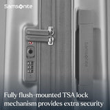 Samsonite UpLIFT Carry-On Hardside Luggage with Spinner Wheels - Airline-Approved, TSA Lock, Adjustable Handle System - Polycarbonate Hard Suitcase for Ultra Lightweight Travel - Silver Shimmy