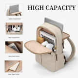GOLF SUPAGS Laptop Backpack with Separate Laptop Compartment Water Resistant Computer Backpacks Fits 15 Inch Notebook Travel Work Bags for Women (Apricot)