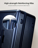 CENSIEN Trunk Luggage, 28 Inch Checked Luggage with Spinner Wheels, Lightweight PC Hard Shell Large Suitcase with TSA Lock, Removable Dividers (Blue, 1PC)