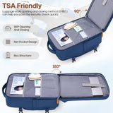 Mosslly Luggage Sets 3 Piece, Expandable 100% PC Hardshell Suitcase with Spinner Wheels, 20in Suitcase Set with TSA Lock for Women, Carry On Luggage with Travel Backpack
