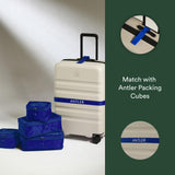 ANTLER Luggage Strap for Suitcases - Travel Accessories, Adjustable, Easy ID & Personalization, Heavy Duty & Durable, 67 in x 1.4 in - Cobalt Blue
