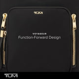 TUMI - Voyageur Tyler Crossbody - Nylon Crossbody Bag - Business, Travel Bag - Stain, Water-Resistant - Stylish Purse - Black & Gold