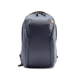Peak Design Everyday Backpack Zip 15L, Midnight, 270-Degree Zip, Dual Side Pockets, FlexFold Dividers, Fits 15