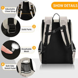 XUWU Western Desert Cowboy Backpack with Reflective Strip for Kids Boys Girls Elementary School Bag Removable Chest Strap