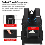 MAXTOP Deep Storage Laptop Backpack with USB Charging Port[Water Resistant] College Computer Bookbag Fits 15 Inch Laptop Black