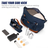 Cosbarn Luggage Sets 5 Piece with TSA Lock Spinner Wheels, Unisex Hard Case ABS Suitcase Set, Hardshell Lightweight Waterproof Travel Hardside Suitcases with Wheels for Women Men, Dark Green