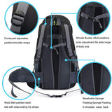 RuRu monkey 50L Hiking Backpack, Outdoor Camping Backpack, Travel Backpacking Backpack for Women Men