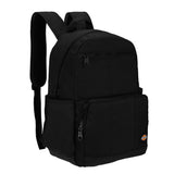 Dickies Journeyman Backpack with Classic Logo, Water Resistant Casual Daypack for Travel Work，Fits 15.6 Inch Notebook (Black)
