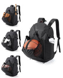 BAGSMART Basketball Gym Backpack for Men with Shoes Compartment, Basketball Bag with Ball Holder, Functional Gym Bag for Volleyball, Soccer & Baseball