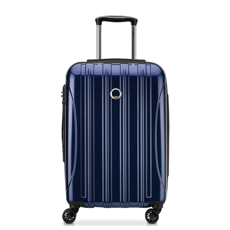 DELSEY PARIS Helium Aero Hardside Expandable Luggage with Spinner Wheels, Blue Cobalt, Carry-On Plus 21 Inch