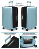 Travelkin Clear Luggage Cover Protectors For Suitcase Transparent TPU Suitcase Cover Protector Fit 18-32 Inch Luggage