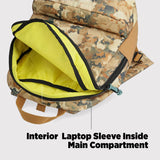 Topo Designs Dash Pack, Lightweight Laptop Backpack, 100% Recycled Materials, Fair Wear + WRAP Certified, 17L (Black)