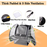 Cat Backpack Dog Backpack Carrier for Small Dogs and Medium Cat up to 15lbs, Travel Pet Carrier for Puppy Kitten Bunny, Cat Dog Carrying Backpack Collapsible (Black)