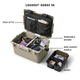 Yeti Loadout GoBox 30 Gear Case King Crab Orange 2.0, Gobox 30 - King Crab, Classic
