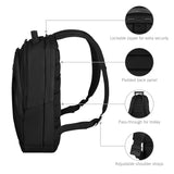 Victorinox Altmont Professional Compact Laptop Backpack - Tablet & Laptop Bag for Travel Accessories - Computer Backpack Includes Sleek Organizer - 16 Liters, Black