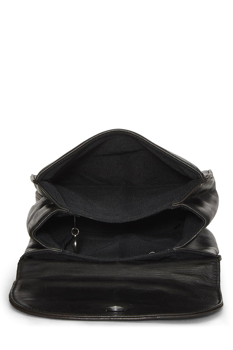 Chanel, Pre-Loved Lambskin ; Backpack, Black
