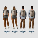 YETI Ranchero Backpack 22L, All-Day Utility Pack, Structured and Durable, Black