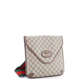 Gucci, Pre-Loved Neo Vintage Envelope Messenger GG Coated Canvas Medium, Brown