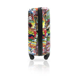 Fast Forward Marvel Comic Heroes Hard-Sided Tween Spinner Luggage, 20 Inches Carry-On Travel Trolley Marvel Suitcase for Kids